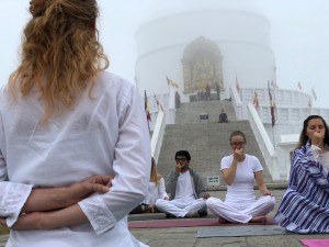 Yoga und Pranayama in Nepal